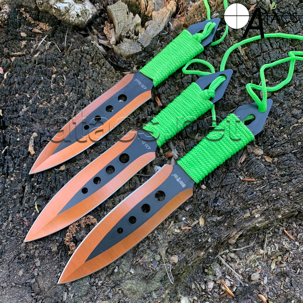 Метальні ножі "Зелений промінь"