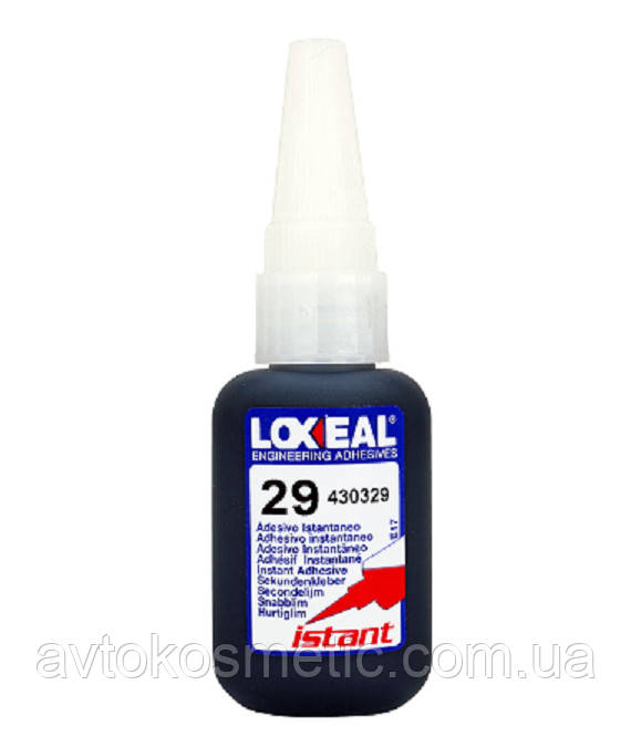 Loxeal 29 для швидкого склеювання пластику, гуми та металу. Бензостійкий 20г., фото 1