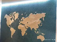 Трафарет DFA Карта мира трафарет для шпатлевки и краски 0,3-1мм (X00001)