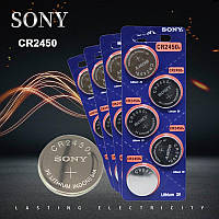 Батарейка литиевая Sony / Murata / CR2450 / 3V. Батарейка панасоник Lithium для часов 1шт