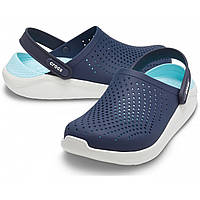 Сабо Crocs Literide Clog 42 р 27-27.5 см Темно сині з блакитним 204592-M9/W11 Navy/Almost White