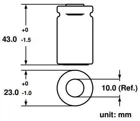 Акумулятор промисловий GP 220SCHT-B, Ni-MH SC, 2200 mAh, 1.2V, 2.2 A, flat top, high temp, фото 2
