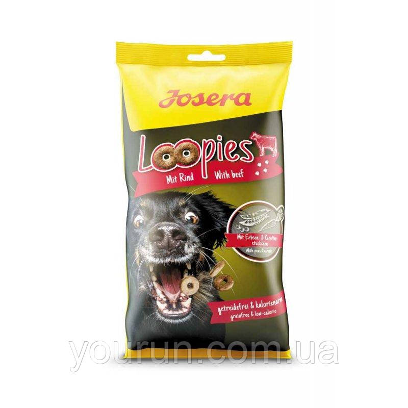 Josera (Йозера) Loopies mit Rind (with beef) - Ласощі для собак Лупіс з телятиною 150 гр
