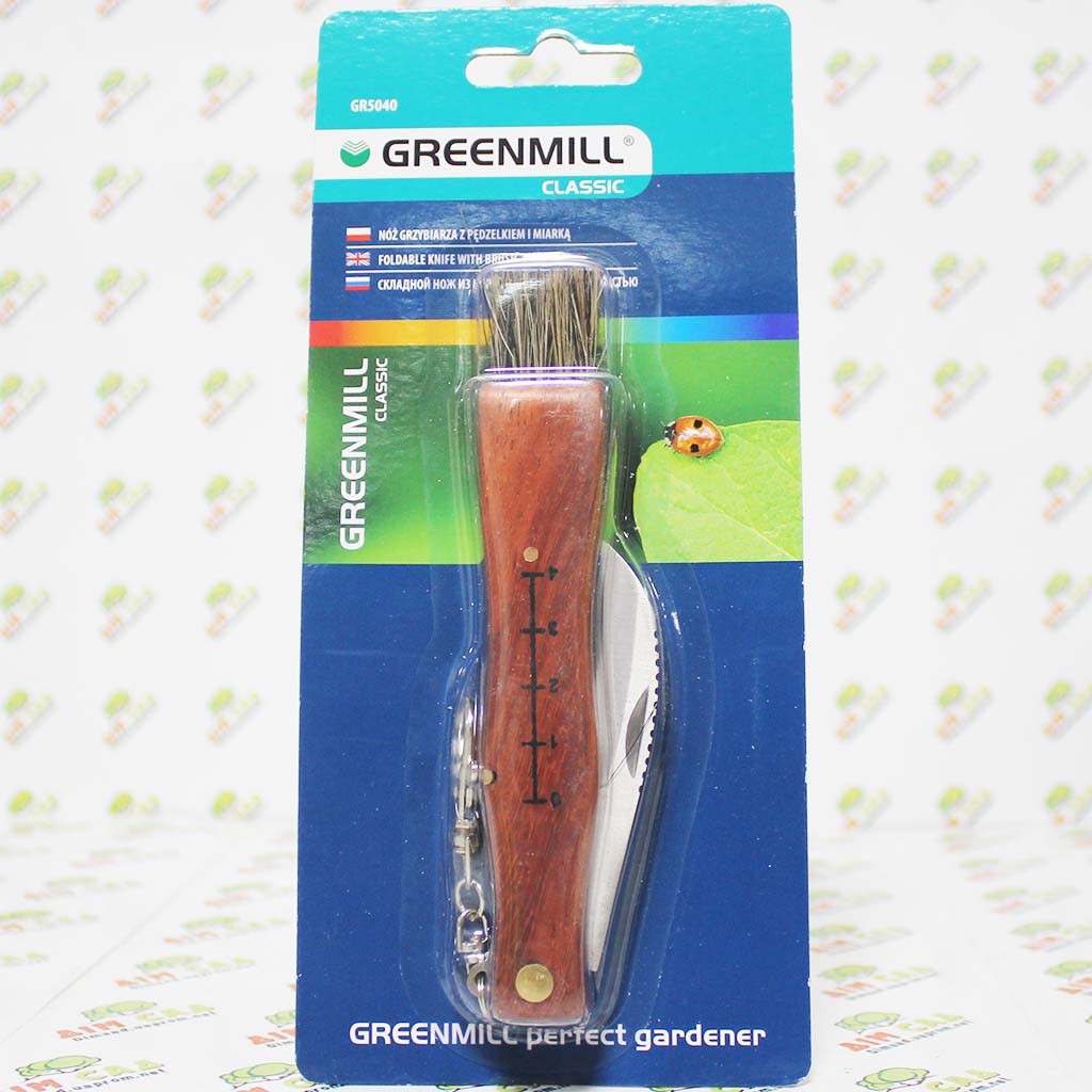 Greenmill Ніж грибника + Кисть GR5040