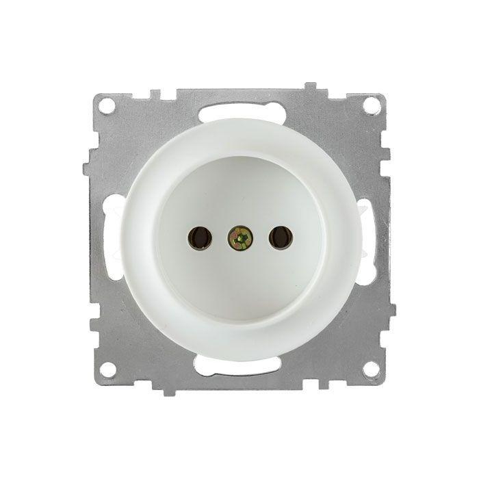 Розетка без заземлення білий Florence OneKeyElectro 1E10301300