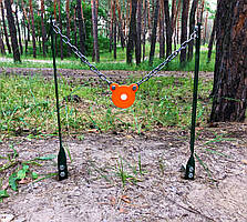 Мішень "Стойки в землю з гонгом 75 мм" Сателіт (744)