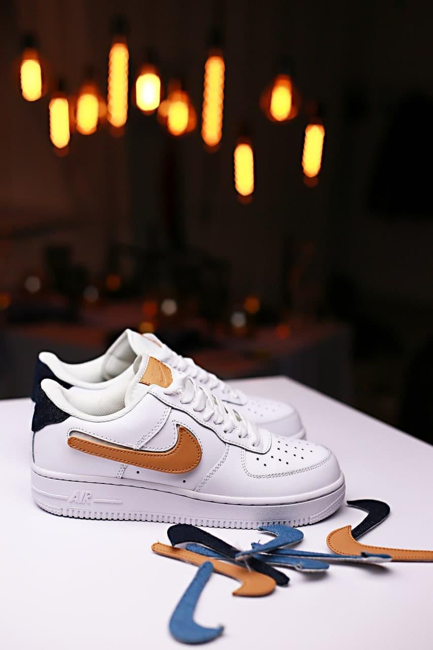 Air force 1 hotsell with removable swoosh