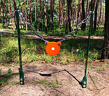 Мішень "Стойки в землю з гонгом 100 мм" Сателіт (745)