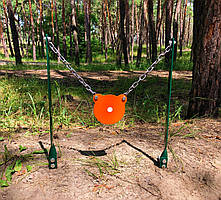 Мішень "Стойки в землю з гонгом 125 мм" Сателіт (746)