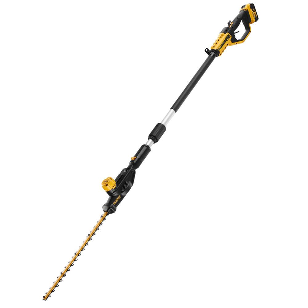 Акумуляторний кущоріз DeWALT DCMPH566N, напруга 18В, довжина ножів 55см, висота до 3,35 м, з акумулятором