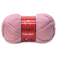 Nako NAKOLEN (Наколен) № 275 пыльная роза (Шерстяная пряжа с акрилом, нитки для вязания)