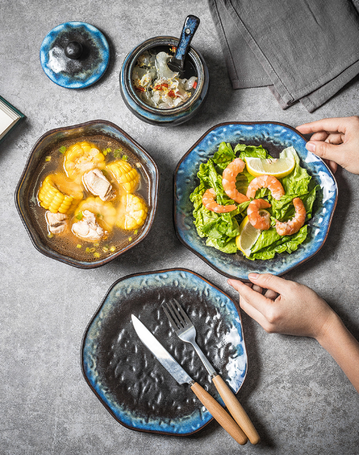 Набор керамической посуды. Модель RD-1366 Ложка Набор А (5 предметов ...