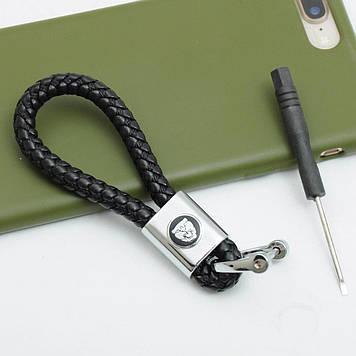 Брелок  Jaguar джгут з екошкіри