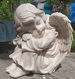 Скульптури ангелів для пам'ятників. Ангелочок із мармуру No16, фото 2