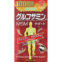 Maruman глюкозамин 1500 мг+ хондроитин, рыбный коллаген, MSM, витамины 900 капсул на 100 дней