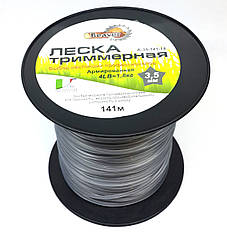 Ліска тримерна 3,5 мм 141м армована зірка