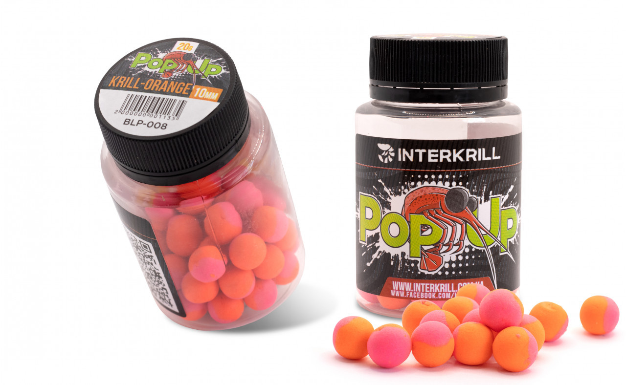 Бойли Pop-Up Interkrill Krill-Orange - Ø10мм - 20г