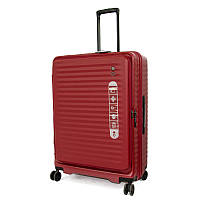 Дорожный чемодан на колесах с кодовым замком Япония 52,5*76,5*30 см. красный 2202451