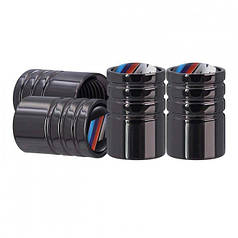 Ковпачки на ніпель для БМВ М Alitek Long Black BMW M (4 шт.)