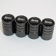 Захисні ковпачки на ніпель для Джип Alitek Long Black Jeep (4 шт.)