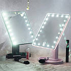 Дзеркало для макіяжу з LED-підсвіткою Magic MakeUp Mirror 16 LawED ОПТ, фото 4