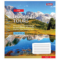 Зошит 24 аркуші в лінійку 1 Вересня Discover Tours 765446