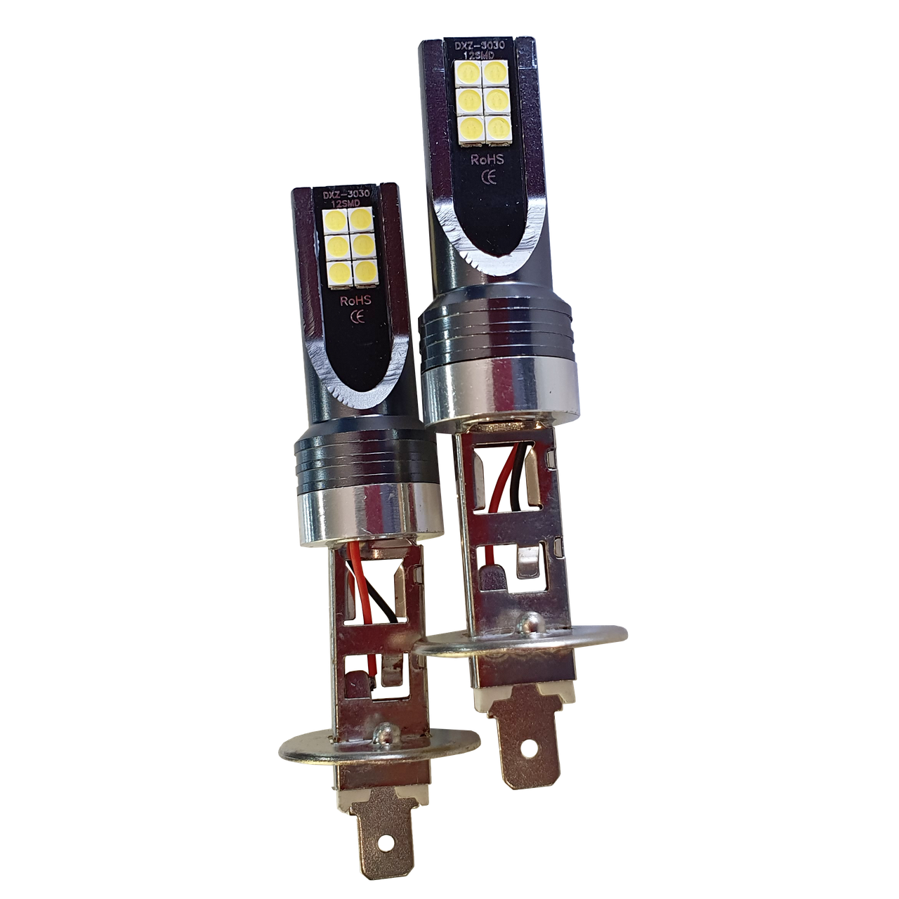 Лампа світлодіод. (К-кт 2 шт.) Chip: 3030. 12 LED-діодів. (12V) H11, фото 1