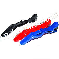 Затискачі для волосся пластикові крокодили 6 шт.