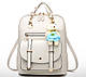 Дитячий рюкзак сумочка з брелоком  ⁇  Дитяча сумка-рюкзак трансформер  ⁇  Сумка рюкзак підлітковий для дівчаток, фото 3