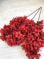 Штучна сакура. Червона гілка сакури для декору New Model 90 см., фото 5