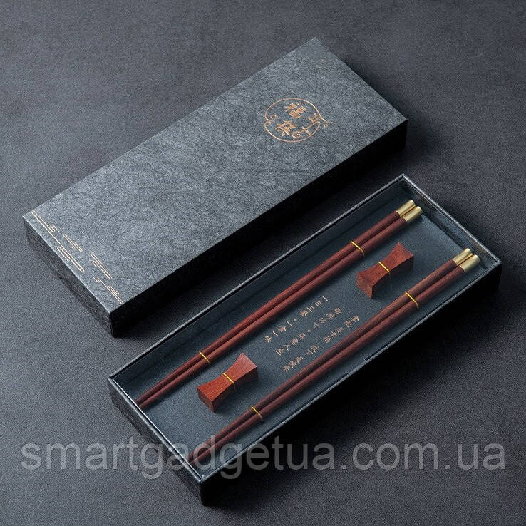 Подарочный Набор Многоразовые Палочки Для Еды + Подставки из ...