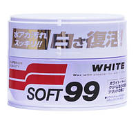 Очищающий воск для белых автомобилей White Super Wax ТМ SOFT99