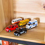 Набір металевих інерційних машинок KIDAMI Cars Set, фото 3