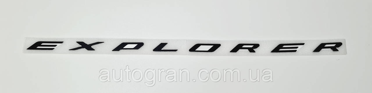 Емблема напис Ford Explorer чорний