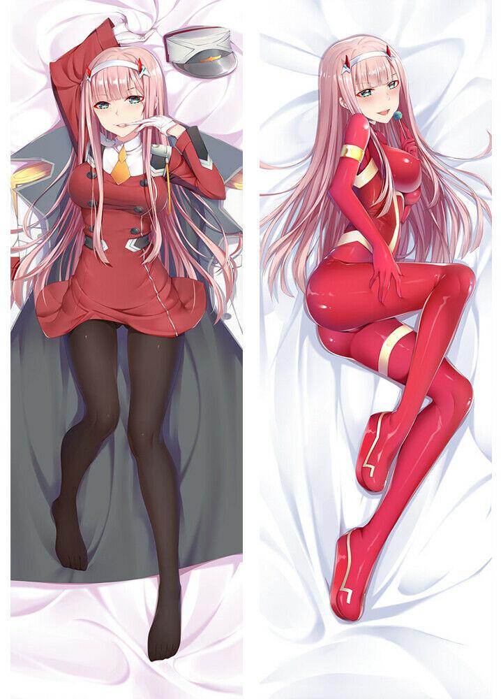 Дакiмакура 150 х 50 см Зеро Ту 02 Zero Two Улюблений під Франксе Zero Two In The Darling Franxx Подушка