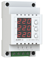 Вольтметр цифровий трифазний ZUBR V3