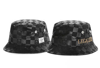 Панама Cayler & Sons Legalize It Black Unisex Onesize Panama Hat Checkered