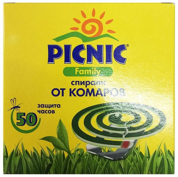 Picnic Family Спіралі для захисту від комарів 10 шт., фото 1