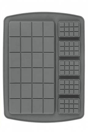 Форма силіконова Плитки шоколаду асорті, фото 1