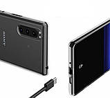 Прозорий силіконовий чохол для Sony Xperia 5 III (XQ-BQ72), фото 4