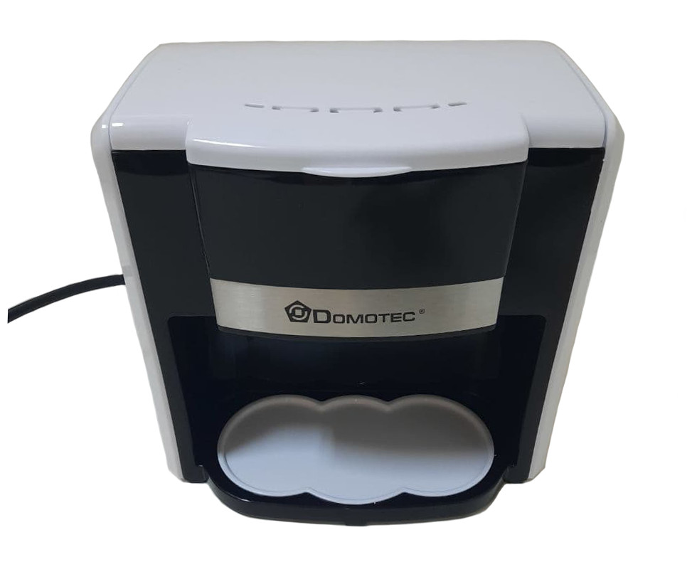 Кавоварка, крапельна Domotec MS-0706 з 2 чашками, біла Уцінка, фото 1