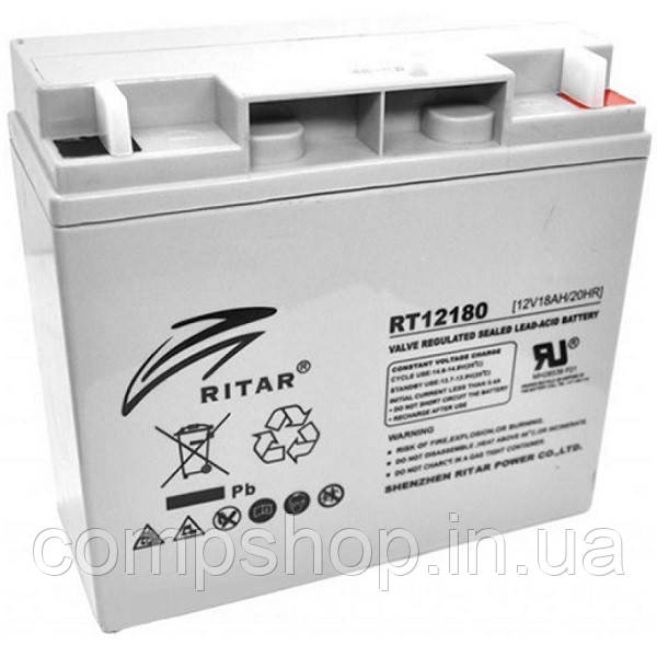 Акумуляторна батарея Ritar AGM RT12180 (12В 18Aг) (код 78111), фото 1