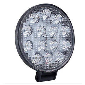 Фара LED круглая 42W 6000K (14 диодов) (10мм х 10мм х 1.5мм), фото 2