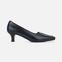 Туфлі жіночі шкіряні зручні чорні весняні осінні 39