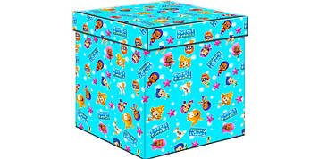 "Гуппі і бульбашки" - Коробка у пакеті 14*14*10 см 1 шт