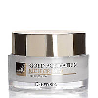 Крем с коллоидным золотом Dr.Hedison Gold Activation Rich Cream 50 мл