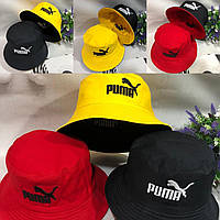 Панама брендовая Puma Пума двухсторонняя в расцветках, женские панамы, шляпки, шляпа, панамы пума, 1516