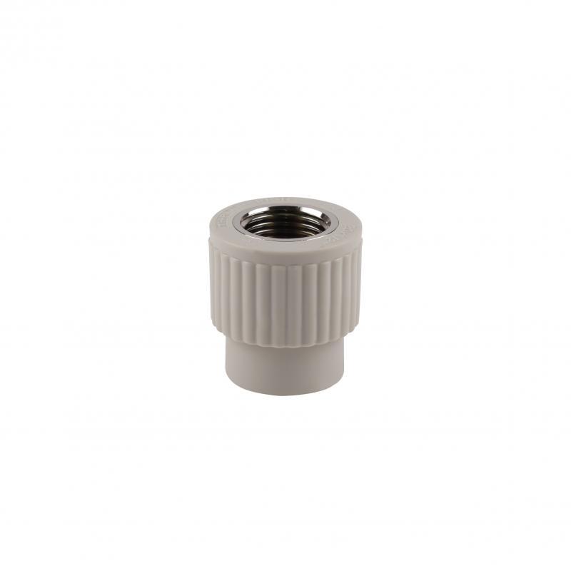 Муфта поліпропіленова внутрішня різь 20х1/2 Thermo Alliance, фото 1