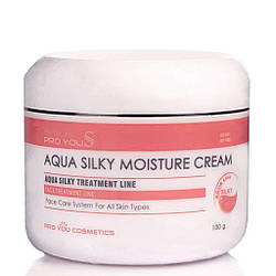 Зволожуючий крем для обличчя з ефектом шовку Pro You S Aqua Silky Moisture Cream, 100 мл PRO YOU Professional