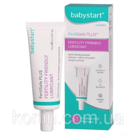 ФертилСейф Плюс Лубрикант Сприятливий Зачатю Ребенка Fertilsafe Plus 75 мл Англія